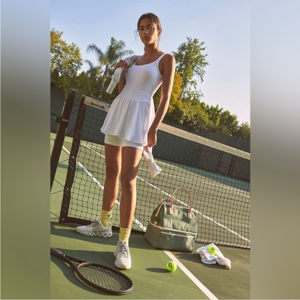 *Final Price* FP Movement by Free People Full Court Tennis Dress in White Large